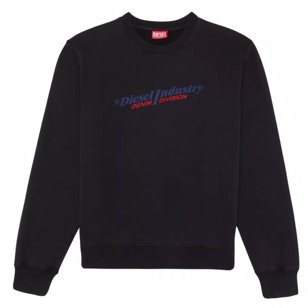 Diesel Men's Black S-Ginn-Ind Sweatshirt, Size M